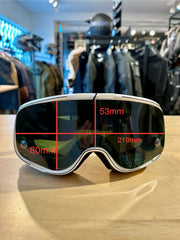 BARUFFALDI SPEED 23 GOGGLES - BLACK W/ ORANGE MIRROR LENS