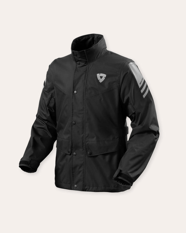 REV'IT! NITRIC 4 H20 RAIN JACKET-BLACK