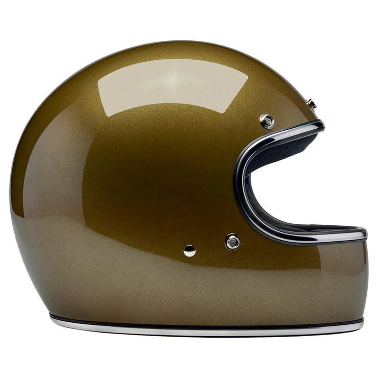 BILTWELL GRINGO ECE 22.06 HELMET - UGLY GOLD METALLIC