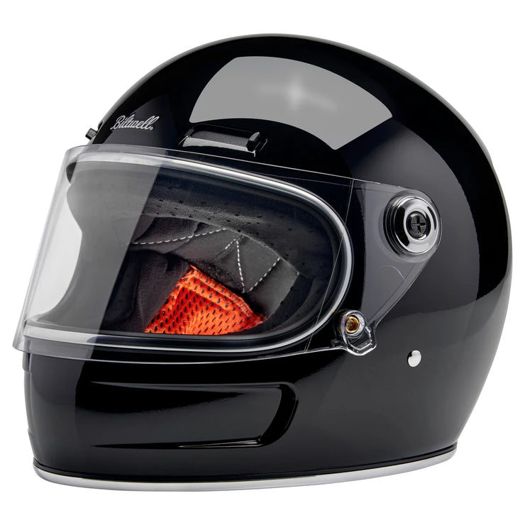 BILTWELL GRINGO SV ECE HELMET - GLOSS BLACK