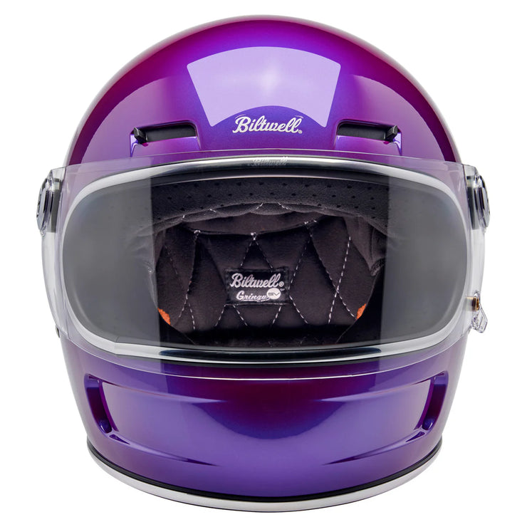 BILTWELL GRINGO SV ECE HELMET - METALLIC GRAPE