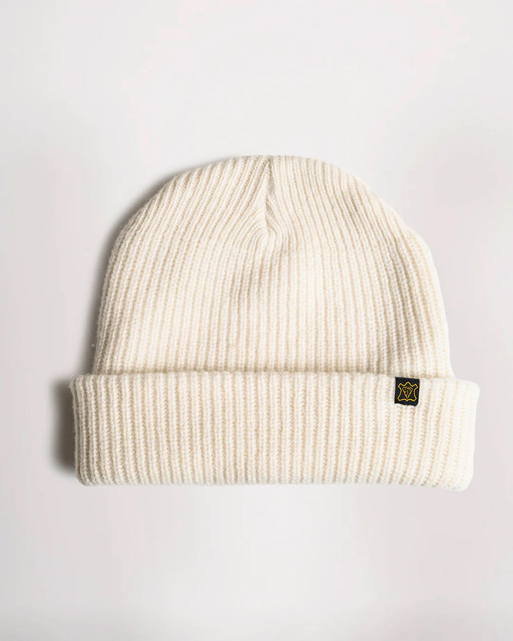 GOLDTOP 100% MERINO WOOL MECHANIC'S HAT/TOQUE/BEANIE - ECRU