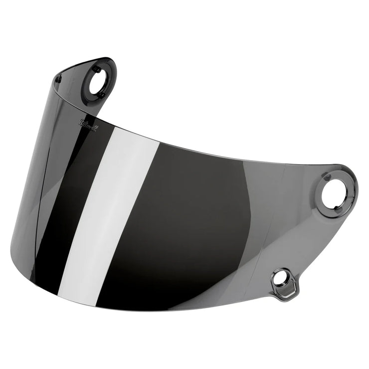 BILTWELL GRINGO S/GRINGO SV FLAT SHIELD FOR ECE 22.06 HELMETS - CHROME MIRROR