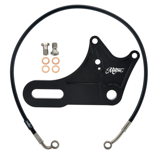 MOTONE REAR BRAKE CALIPER RELOCATION BRACKET KIT - LC STREET/SPEED TWIN 900 / STREET SCRAMBLER / T100 / T120