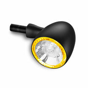 KELLERMANN BULLET 1000 PL LED INDICATOR W/ YELLOW POSITION LIGHT - BLACK