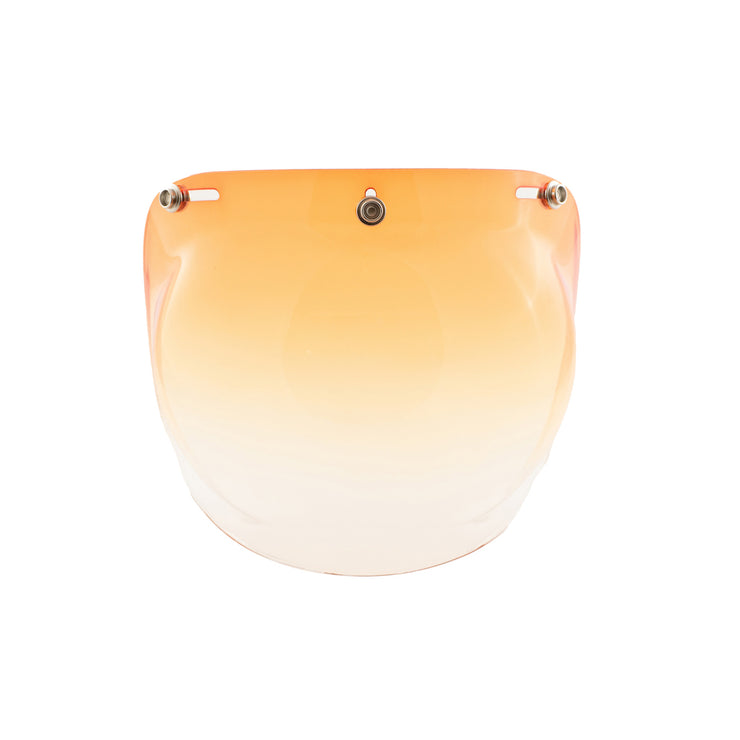 70's HELMET BUBBLE SHIELD - GRADUATED ORANGE