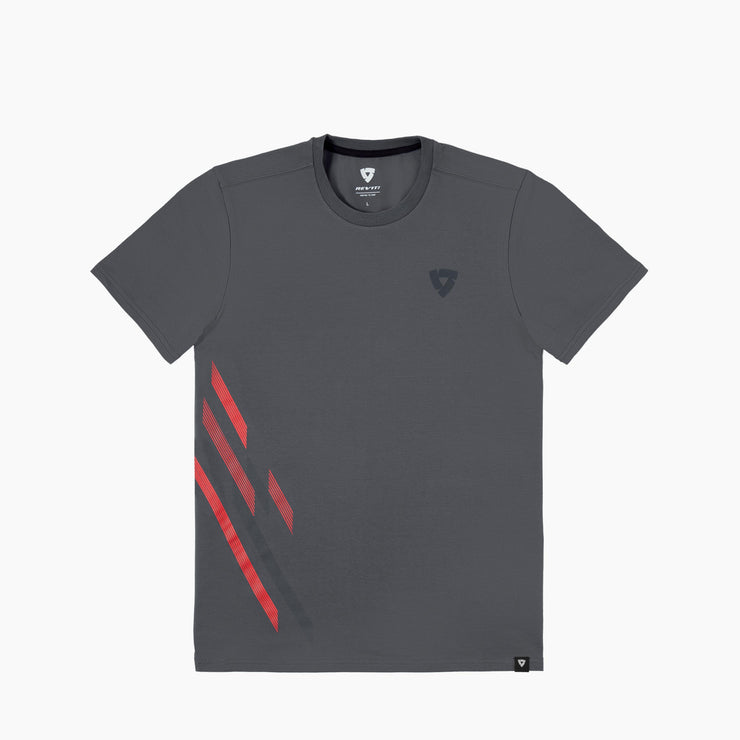 REV'IT! READY MEN'S T-SHIRT - DARK GREY