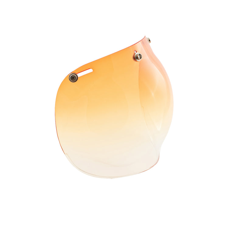 70's HELMET BUBBLE SHIELD - GRADUATED ORANGE