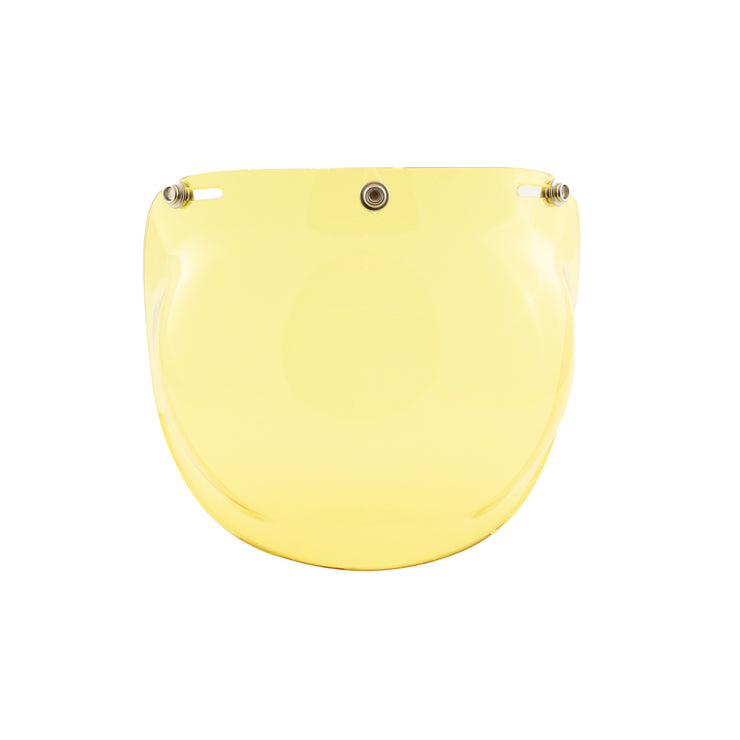 70's HELMET BUBBLE SHIELD - YELLOW