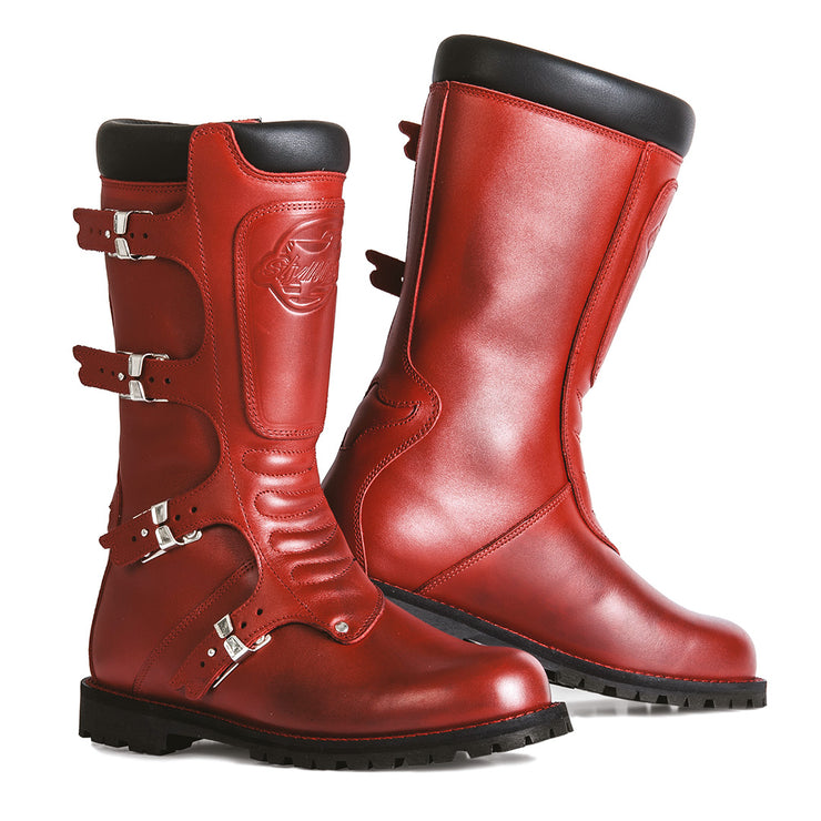 STYLMARTIN CONTINENTAL BOOTS - RED