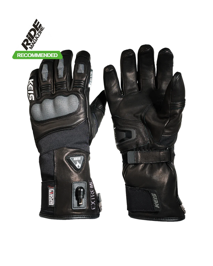 KEIS HEATED MOTORCYCLE GLOVES - G901 EXTREME