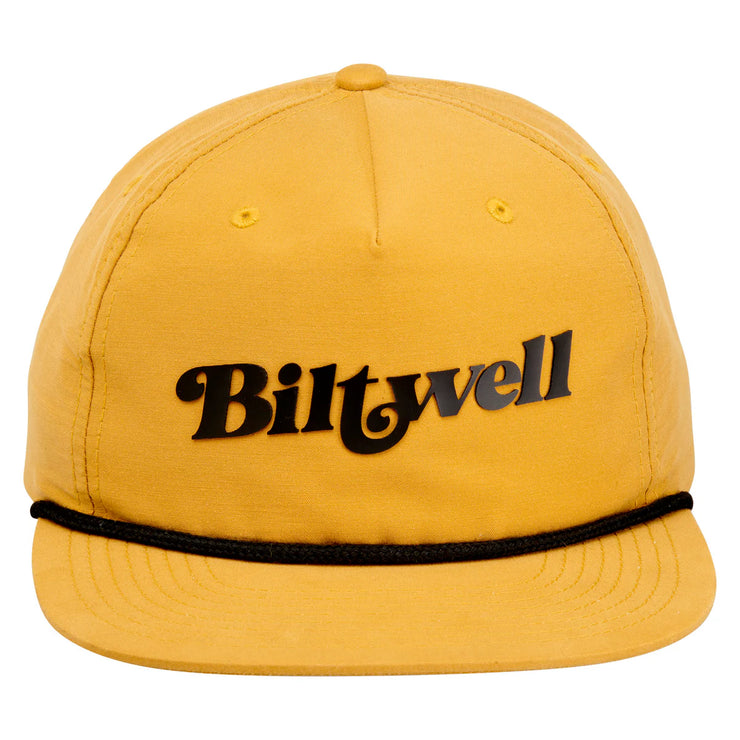 BILTWELL DUFFER SNAPBACK HAT - BISCUIT/BLACK