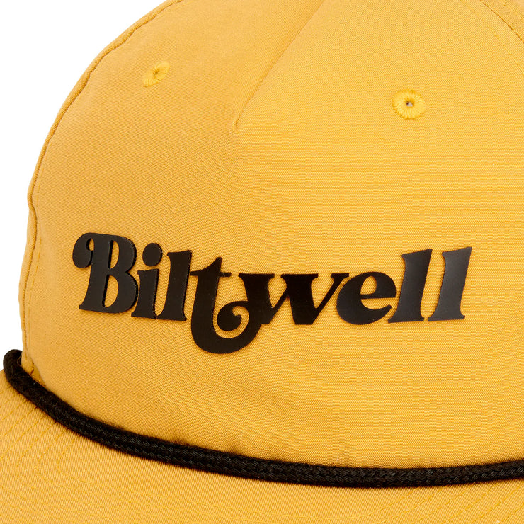 BILTWELL DUFFER SNAPBACK HAT - BISCUIT/BLACK