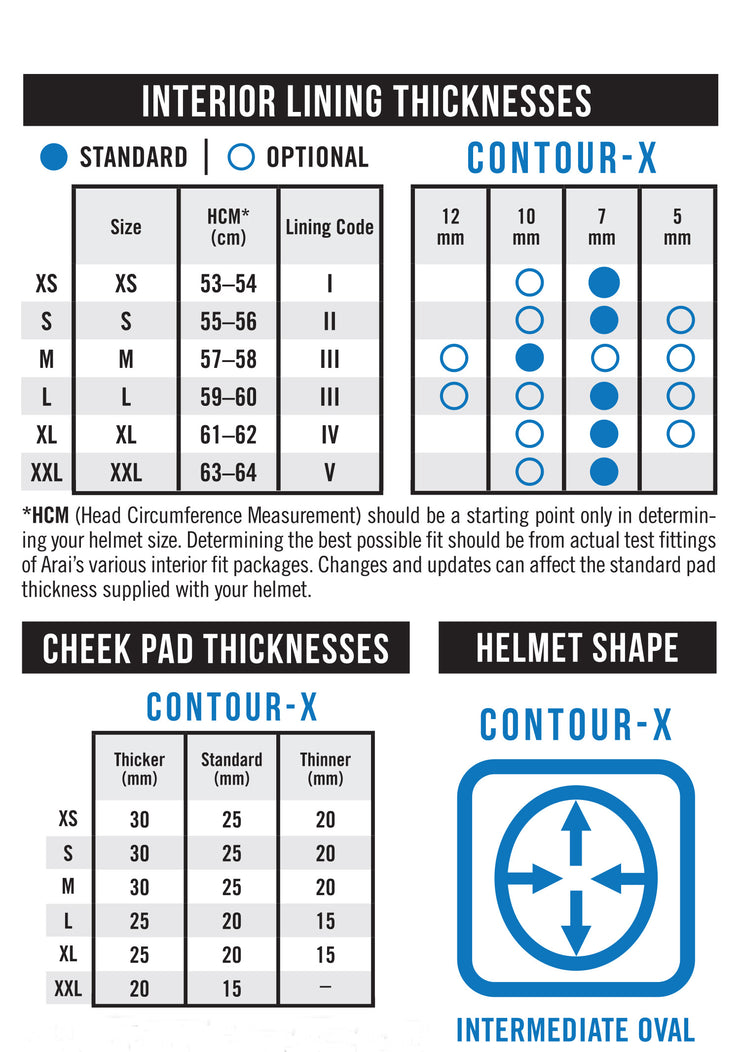 ARAI CONTOUR-X HELMET - DIAMOND WHITE