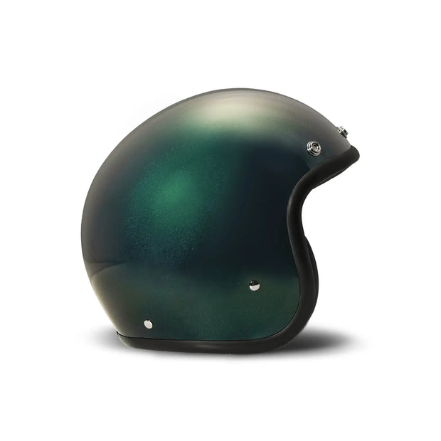 DMD RETRO JET HELMET ECE 22.06 - DEEP GREEN