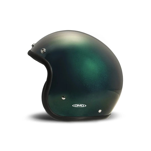 DMD RETRO JET HELMET ECE 22.06 - DEEP GREEN