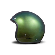 DMD RETRO JET HELMET ECE 22.06 - RAINBOW GREEN