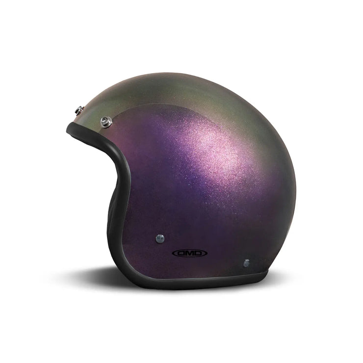 DMD RETRO JET HELMET ECE 22.06 - RAINBOW VIOLET