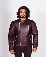 GOLDTOP BOBBER JACKET (CE ARMOURED) - OXBLOOD