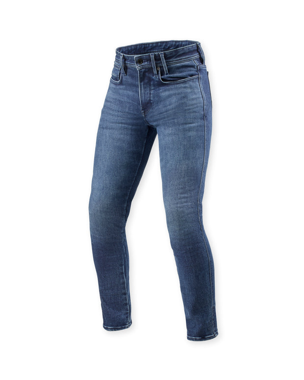 REV'IT! PISTON 3 SK (SKINNY FIT) - MEDIUM BLUE USED