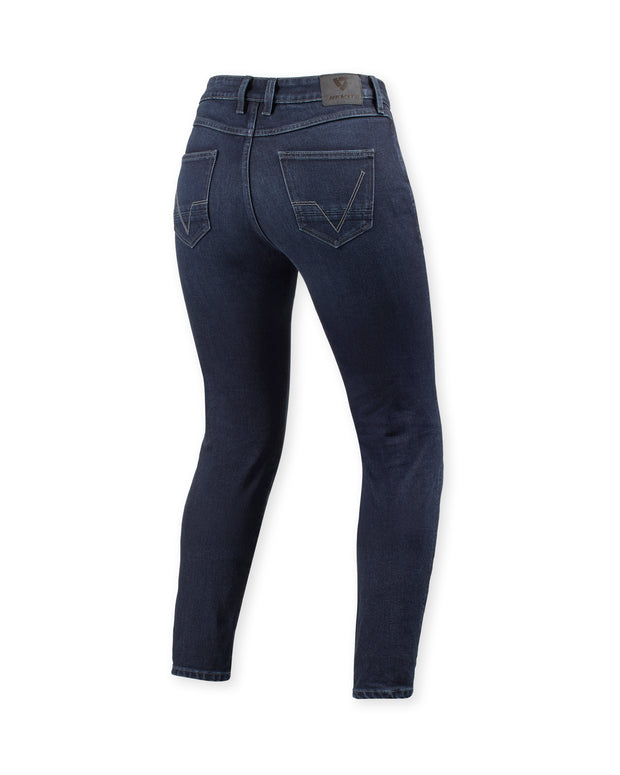 REV'IT! MARZIA SK (SKINNY FIT) LADIES JEANS - MEDIUM BLUE STONE