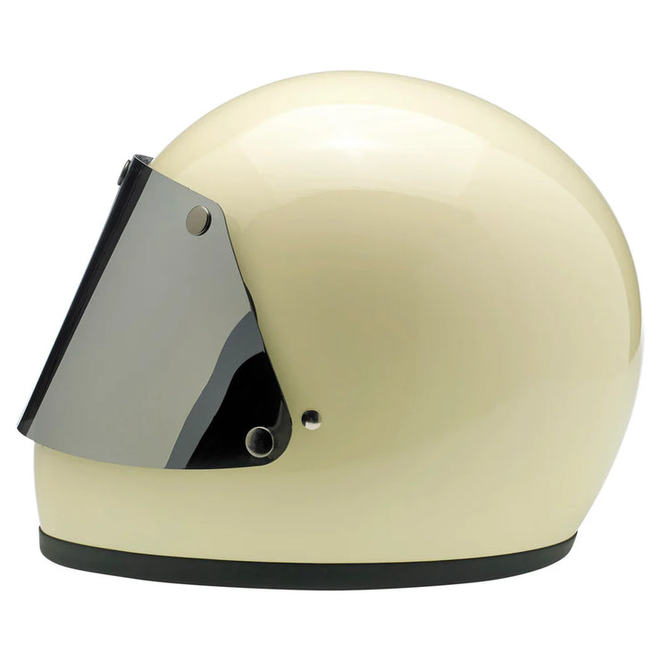 BILTWELL GRINGO BLAST SHIELD - CHROME MIRROR