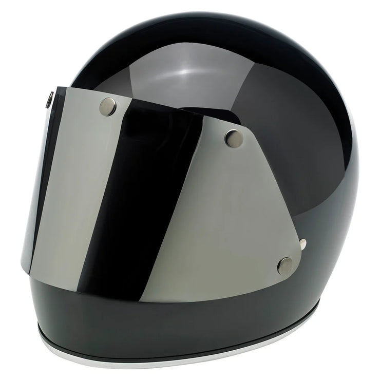 BILTWELL GRINGO BLAST SHIELD - CHROME MIRROR