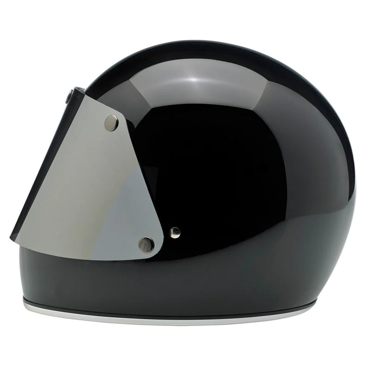 BILTWELL GRINGO BLAST SHIELD - CHROME MIRROR