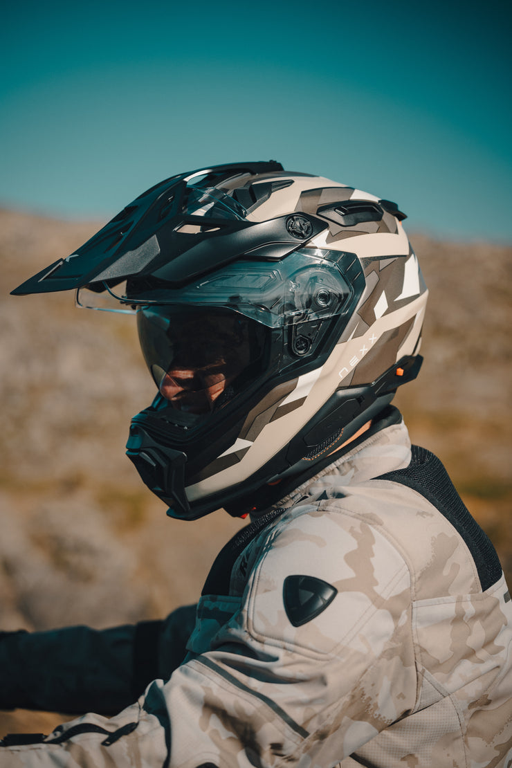 NEXX X.WED3 ADV HELMET - TRAILMANIA - MT LIGHT SAND