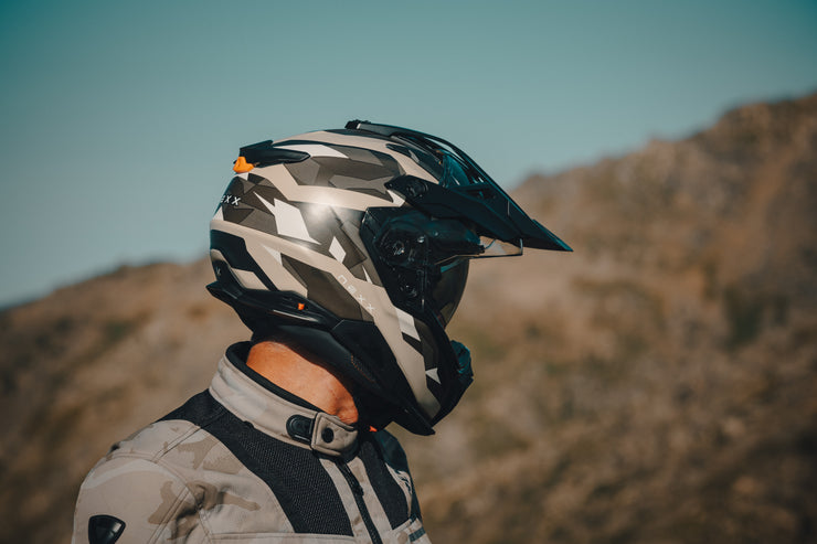 NEXX X.WED3 ADV HELMET - TRAILMANIA - MT LIGHT SAND