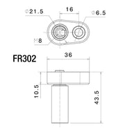 RIZOMA MOUNTING KIT FOR REAR TURN SIGNALS - FR302B