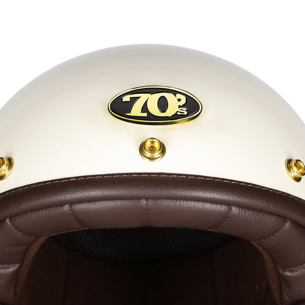 70's JET HELMET - SUPERFLAT COLLECTION - GLOSS IVORY