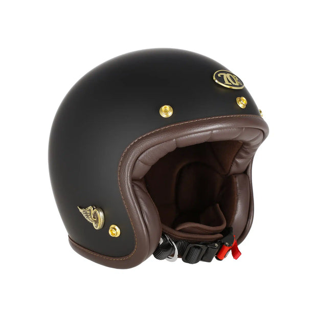 70's JET HELMET - SUPERFLAT COLLECTION - MATTE BLACK