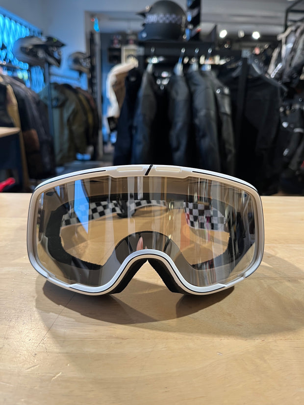 BARUFFALDI SPEED 23 GOGGLES - WHITE W/ SMOKE MIRROR LENS