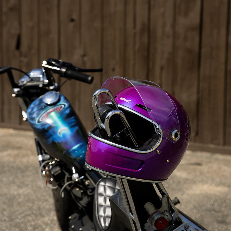 BILTWELL GRINGO SV ECE HELMET - METALLIC GRAPE