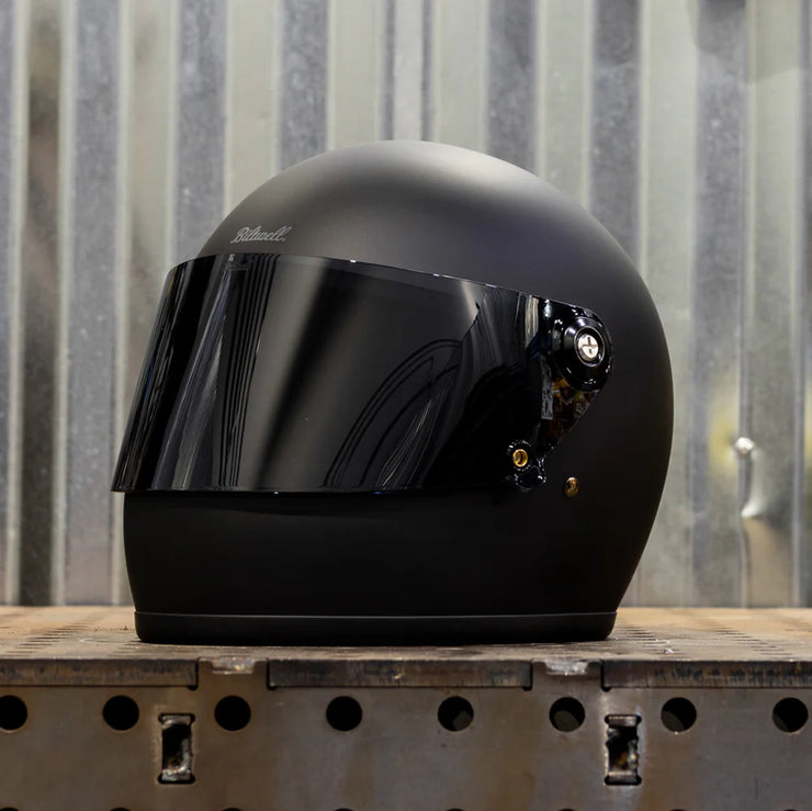 BILTWELL GRINGO S/GRINGO SV FLAT SHIELD FOR ECE 22.06 HELMETS - DARK SMOKE