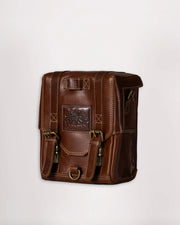 GOLDTOP LEATHER TANK BAG - LARGE - BROWN VEG TANNED