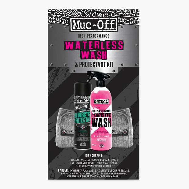 MUC-OFF MOTORCYCLE WATERLESS WASH AND PROTECTANT KIT