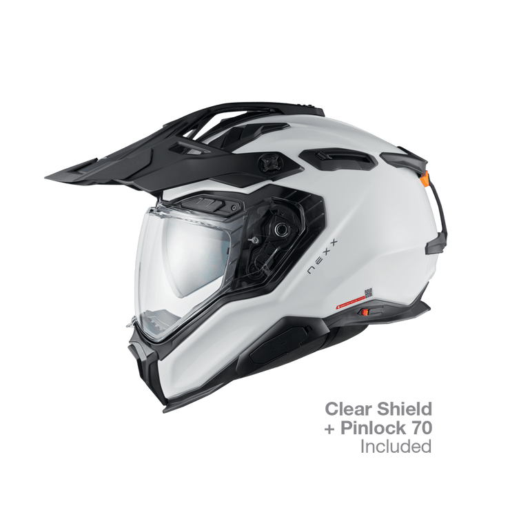 NEXX X.WED3 ADV HELMET - PEARL WHITE