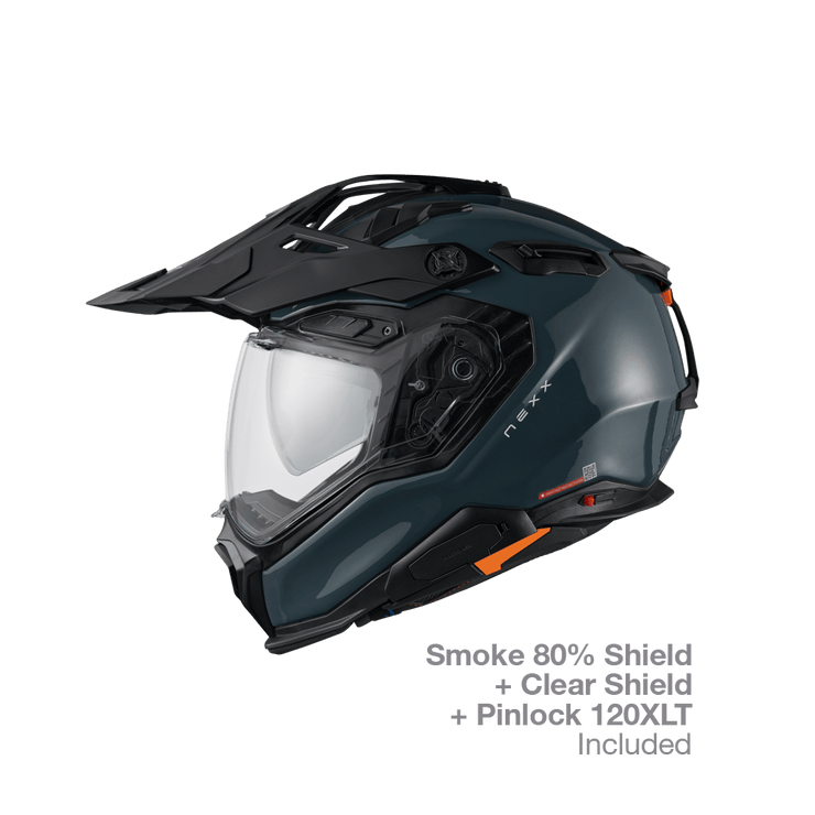 NEXX X.WED3 ADV HELMET - WILD PRO CARBON - WILD BLUE