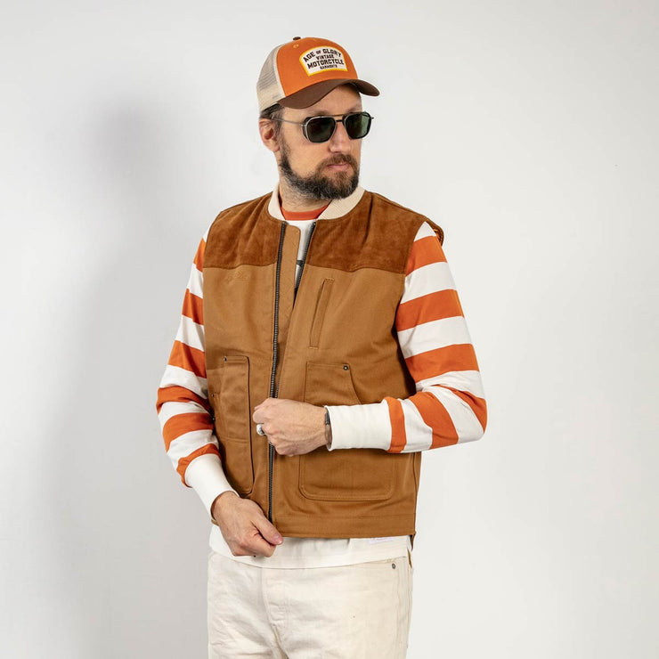 AGE OF GLORY CABIN VEST - CARAMEL