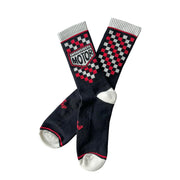 AGE OF GLORY ENTHUSIASTS SOCKS - BLACK RED OFF-WHITE