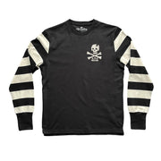 AGE OF GLORY MARAUDER LONG SLEEVE TEE - WASHED BLACK / OFF-WHITE