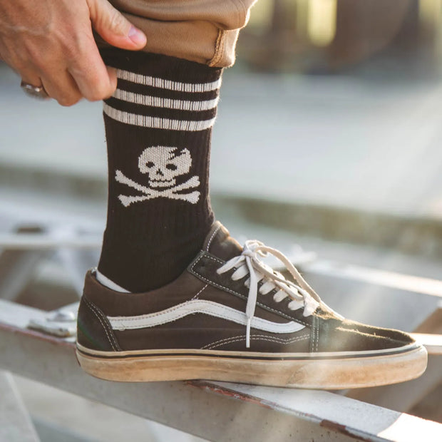 AGE OF GLORY MARAUDER SOCKS - BLACK OFF-WHITE