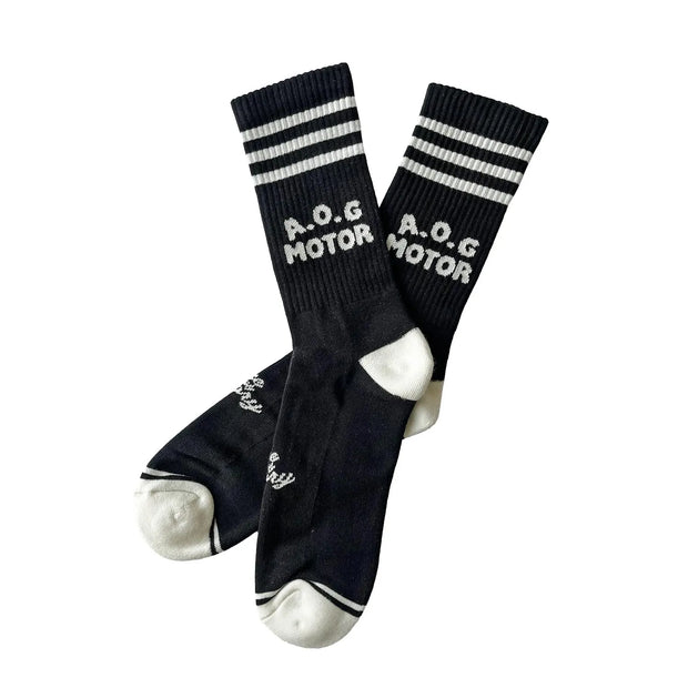 AGE OF GLORY MARAUDER SOCKS - BLACK OFF-WHITE