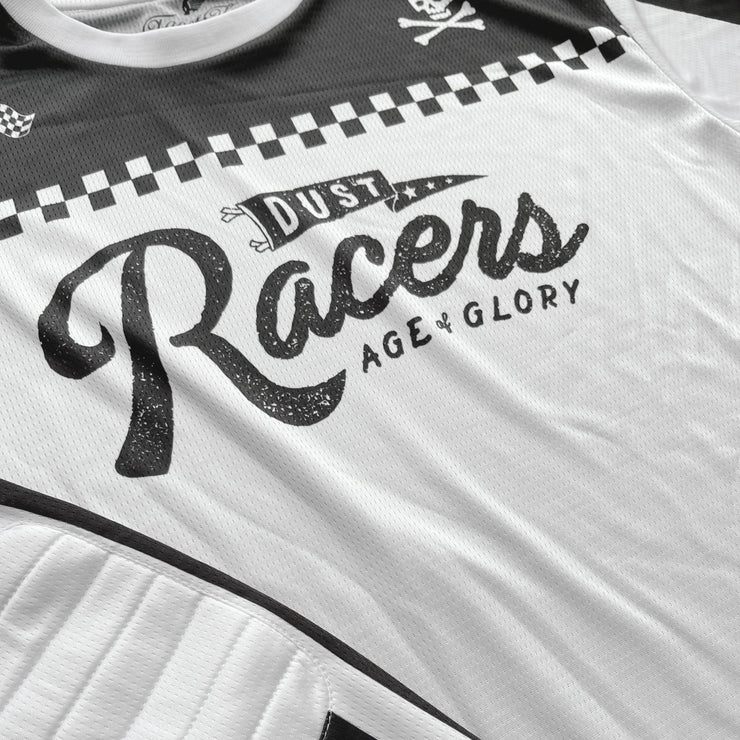 AGE OF GLORY RACERS MESH JERSEY - WHITE BLACK