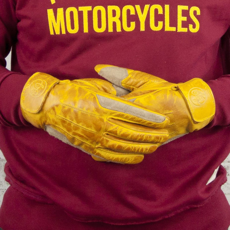 AGE OF GLORY ROVER GLOVES - WAXED YELLOW