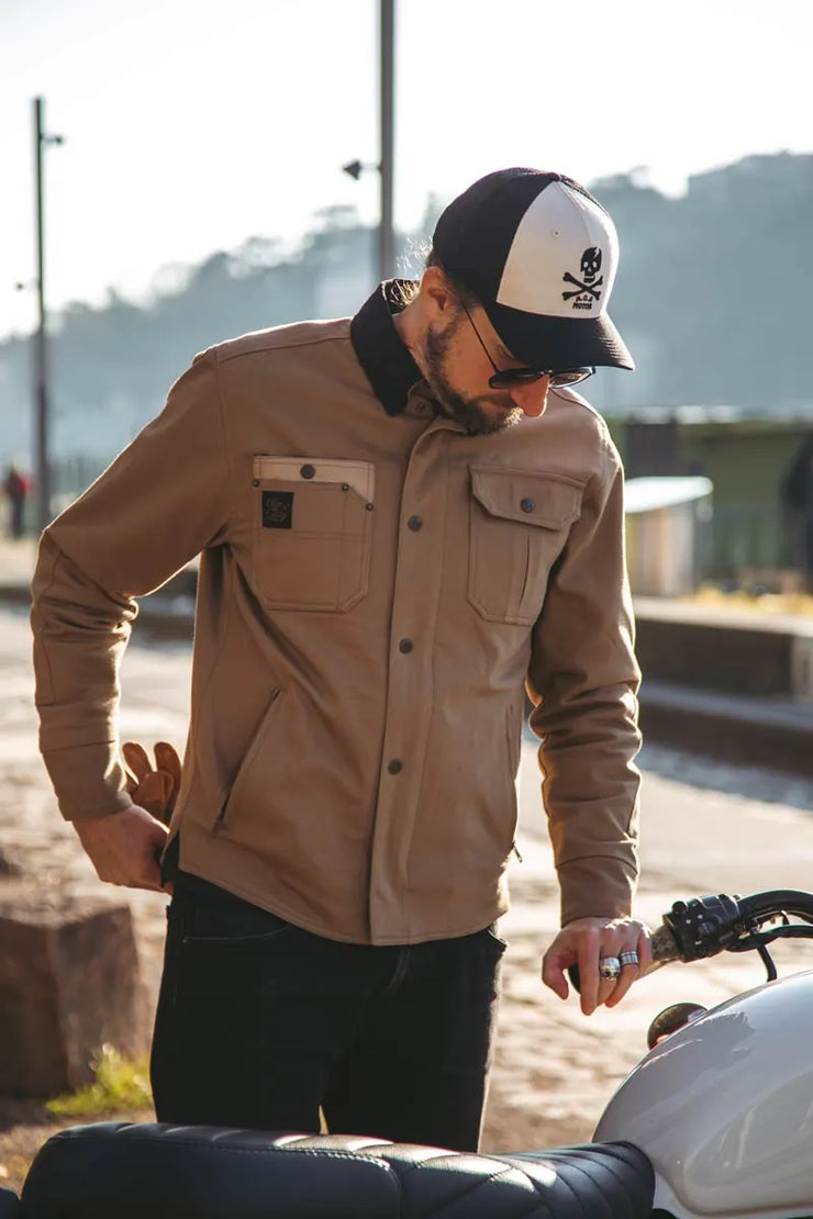 AGE OF GLORY RUNAWAY RIDING SHIRT - DESERT KHAKI