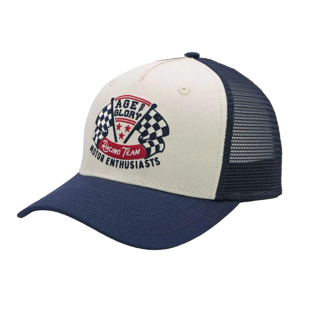 AGE OF GLORY TEAM TRUCKER CAP - OFF-WHITE NAVY