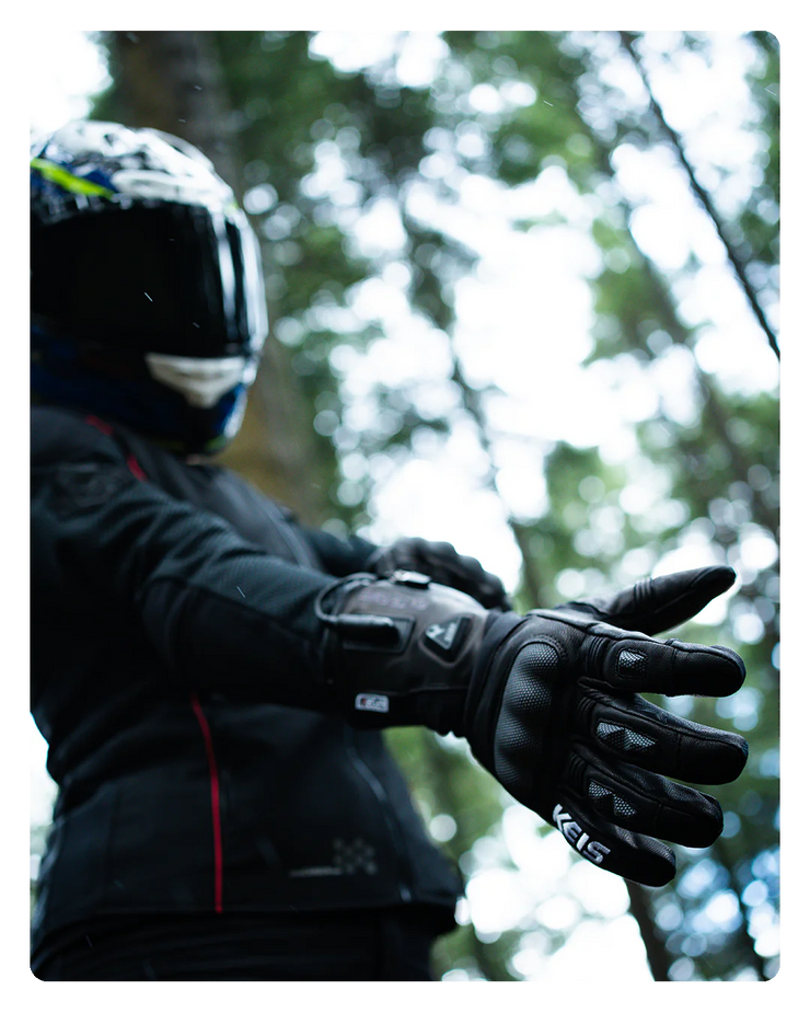 KEIS HEATED MOTORCYCLE GLOVES - G901 EXTREME